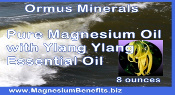 Ormus Minerals PURE Magnesium Oil with Ylang Ylang EO
